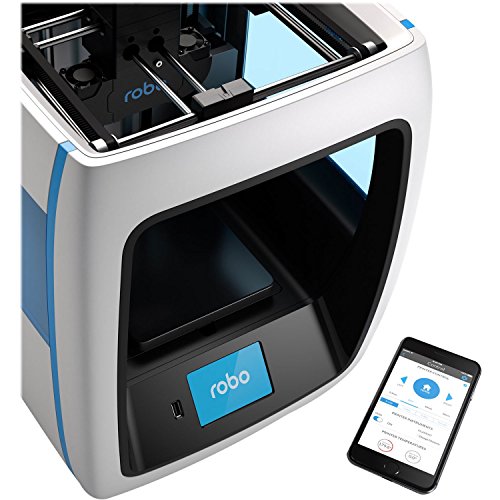 Robo C2 Smart Assembled 3D Printer With Wifi, 5X5X6” Build Volume For Educators And Innovators #TOP3