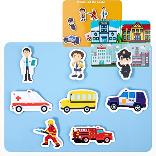 Livro Ocupado para Crianças – Brinquedos Montessori para 3 anos, Brinquedos Educativos Sensoriais, F