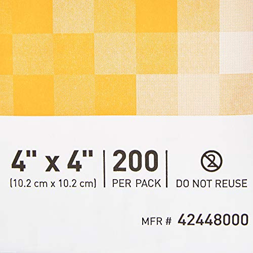 SurgiMac Gasas de Algodón, 8 Capas, Cuadrado 4x4 pulgadas, No Estéril miniatura 3
