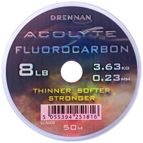 Drennan Acolyte Fluorocarbon 50m Fishing Line Cover