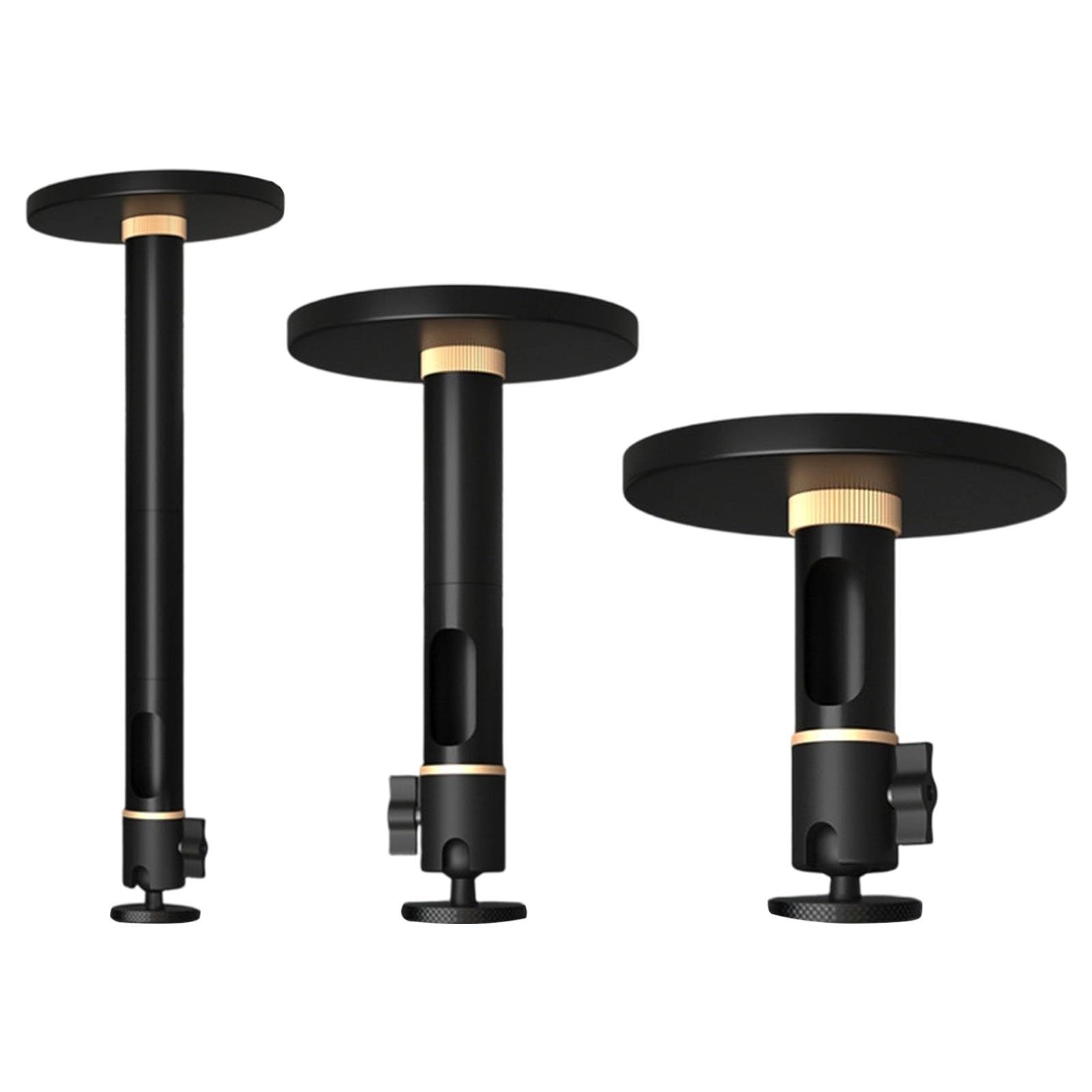 Duty Universals - Supporto da soffitto per proiettore con interfacce da 1/4" per home theater e uffici. Utilizza un robusto supporto a soffitto scorrevole