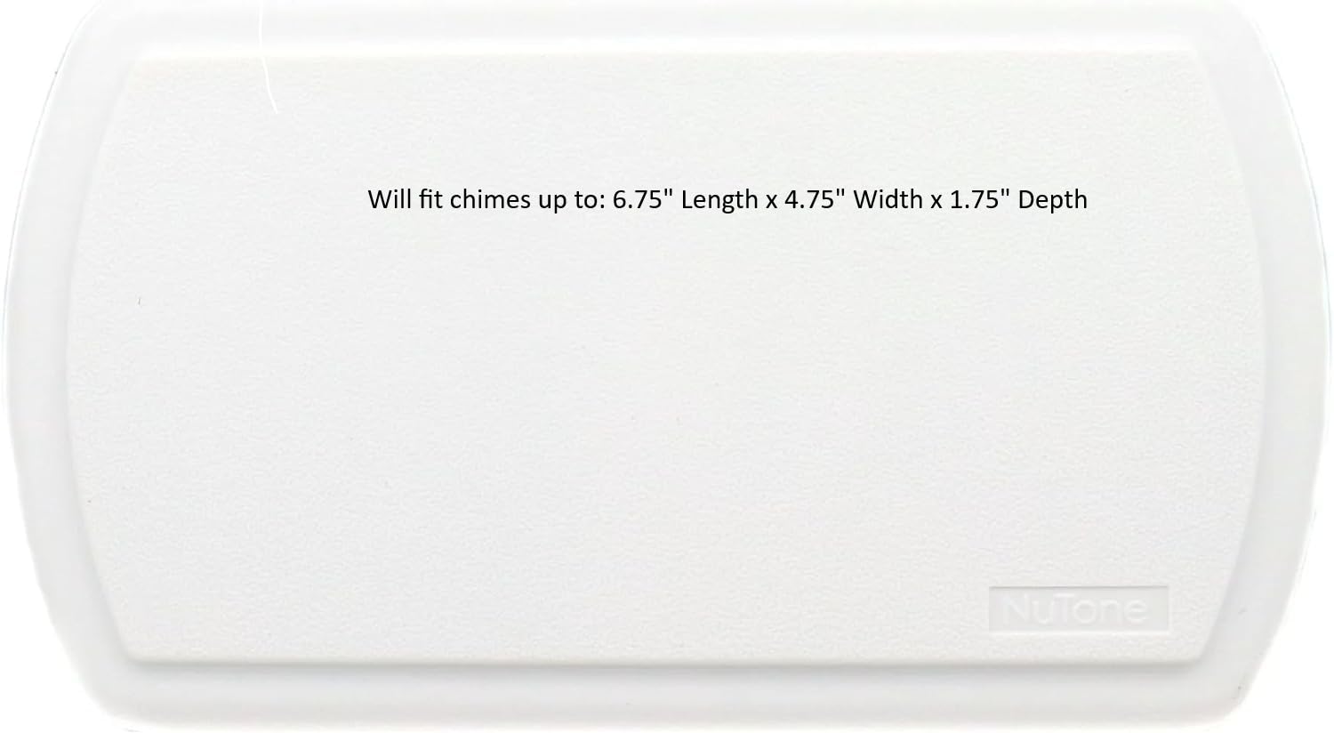 Nutone CHIMECOVER Door Chime Cover Only, Fits Most Nutone Models, White
