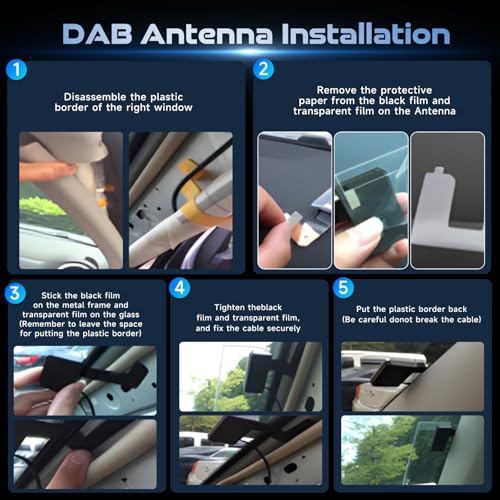 Dongle USB 2.0 módulo DAB radio universal Hodozzy con transmisor FM integrado 4