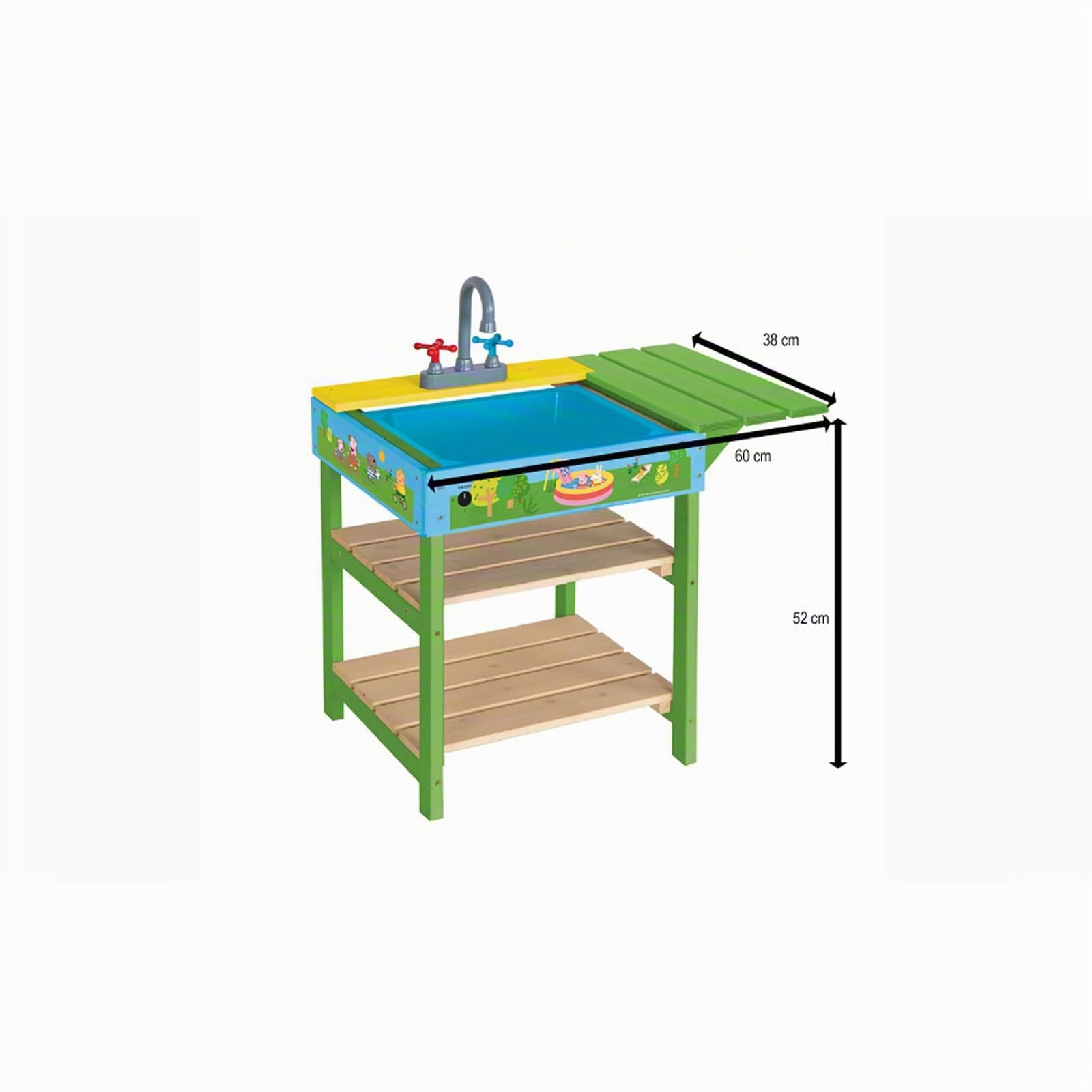 John 41129 Peppa Pig Matschküche, Mehrfarbig
