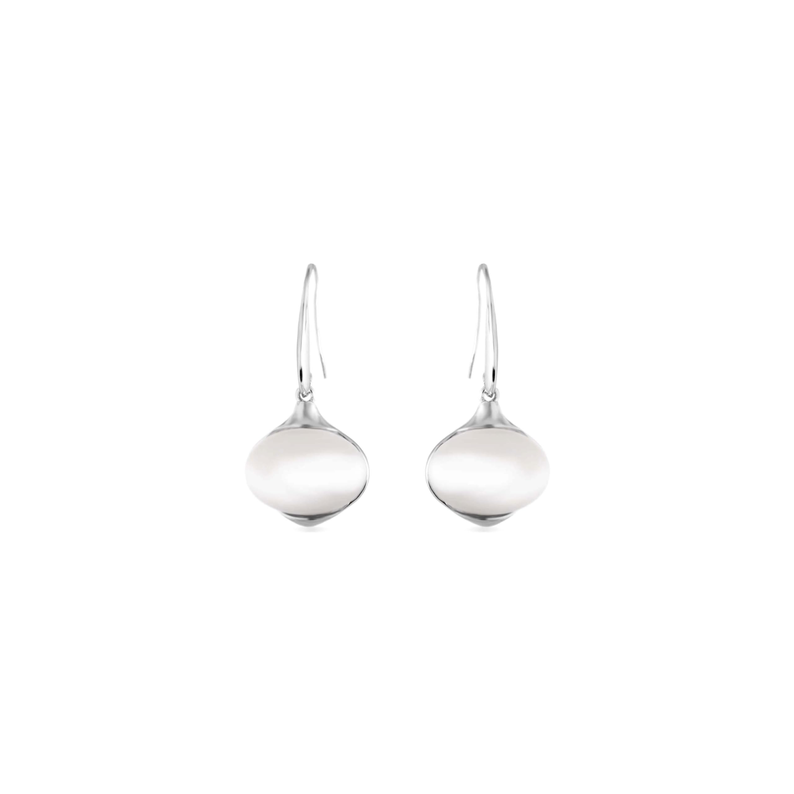 LUXENTER Pendientes Rodio Rosa Largos Mujer Modelo Jelani