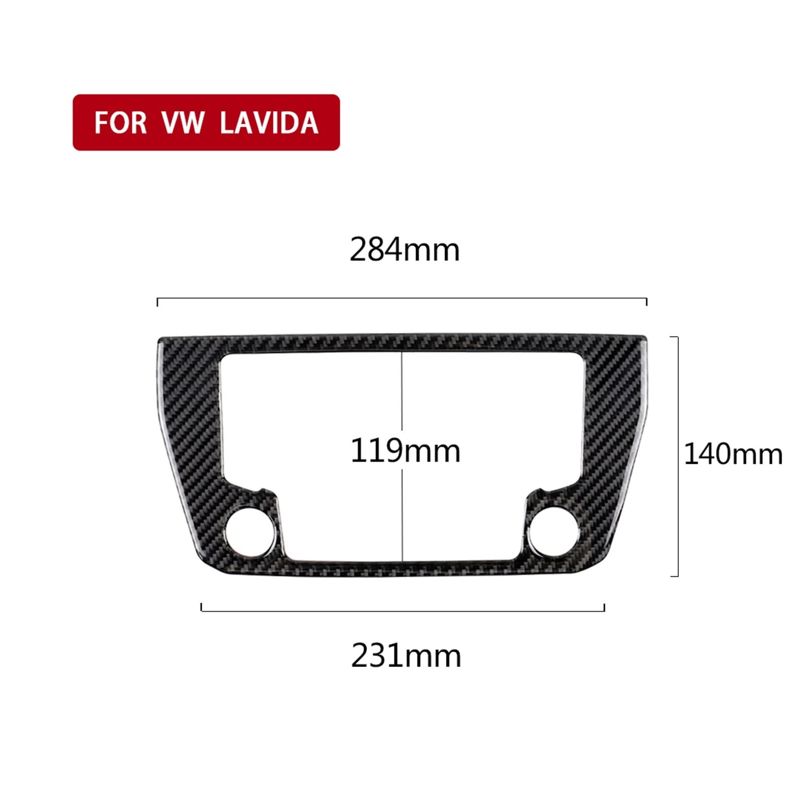Nawigacja wnętrza samochodu z włókna węglowego wykończenie panelu gps kalkomania pasuje do Volkswagen Lavida 2015 2016 Auto akcesoria do wykończenia straż zestawy naklejek