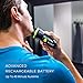 Remington Ultrastyle Rechargeable Rotary Shaver, Pr1320, Black/Neon Green