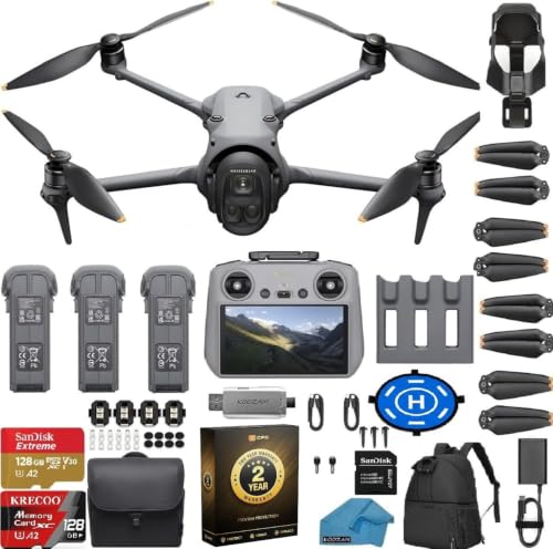 DJI Mavic 4 Pro Drone Fly More Combo 6K60 HDR, 100MP, 51-Min Max...