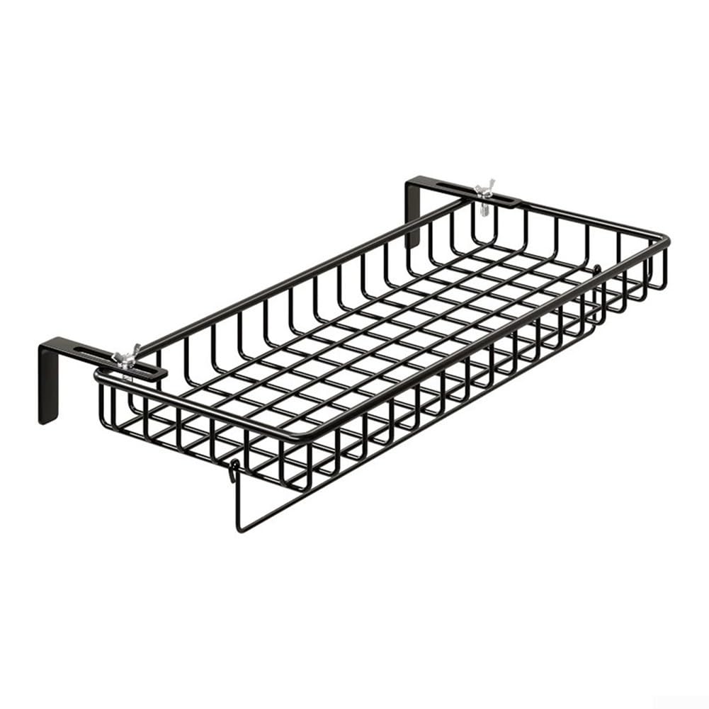 Toallero de radiador de hierro de 40/50 cm, soporte colgante sin taladro, para baño, estante de almacenamiento resistente al óxido para toallas y batas (negro S)