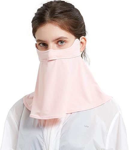 Miniatura 6 de UPF 50+ Unisex Transpirable Enfriamiento Mascarilla Protección Solar UV Cinta para el Cuello Bufanda para Actividades al Aire Libre de Verano