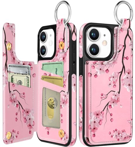 Shorogyt for iPhone 11 Wallet Case, Floral - image 1