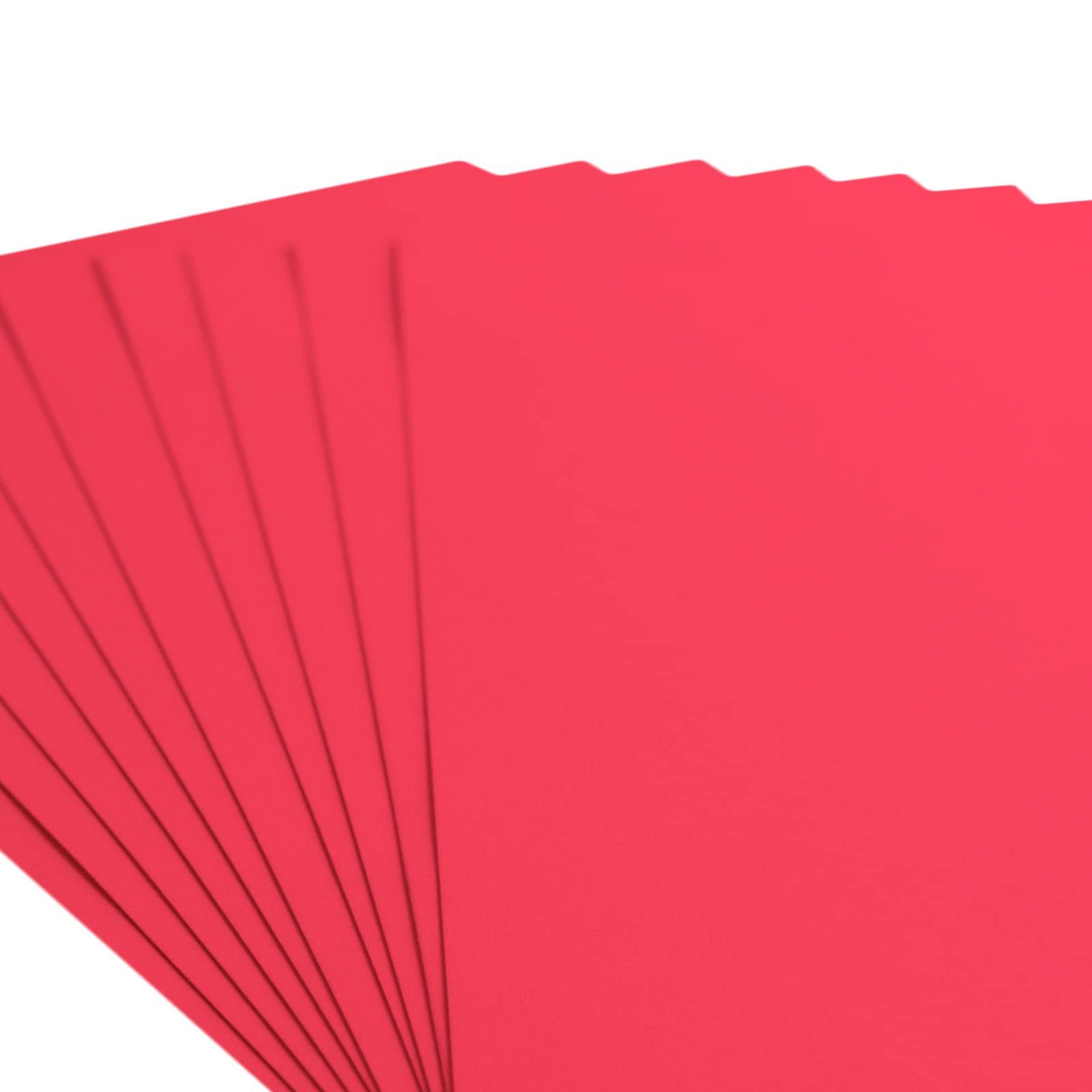 Papier Cartonné VAESSEN Creative Florence - Orange Melon - 216g - 10 Feuilles A4 Lisse