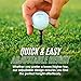 YATTA GOLF Telos Premium Golf Tees – Adjustable Golf Tees – Tee Off with Greater Consistency and Shoot Better Scores - Unbreakable Golf Tees – Lasts The Average Golfer A Season (Fire Red)