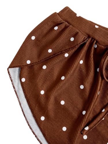 Image of MakeMeChic Women's Pajama Bottoms Floral Print Tie Front Micro Short Side Slit Summer Lounge Shorts