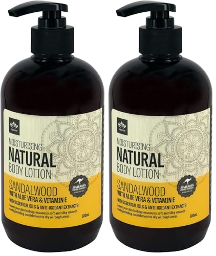 Sandalwood Natural Body Lotion 500ml (Pack of 2)