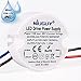 15w waterproof LED drive power supply, 110V/ 220AC-DC 12V 1.25A switch transformer - constant voltage LED driver is suitable for LED Strip Lights and G4, MR11, MR16 LED Light Bulbs-NiuGuy