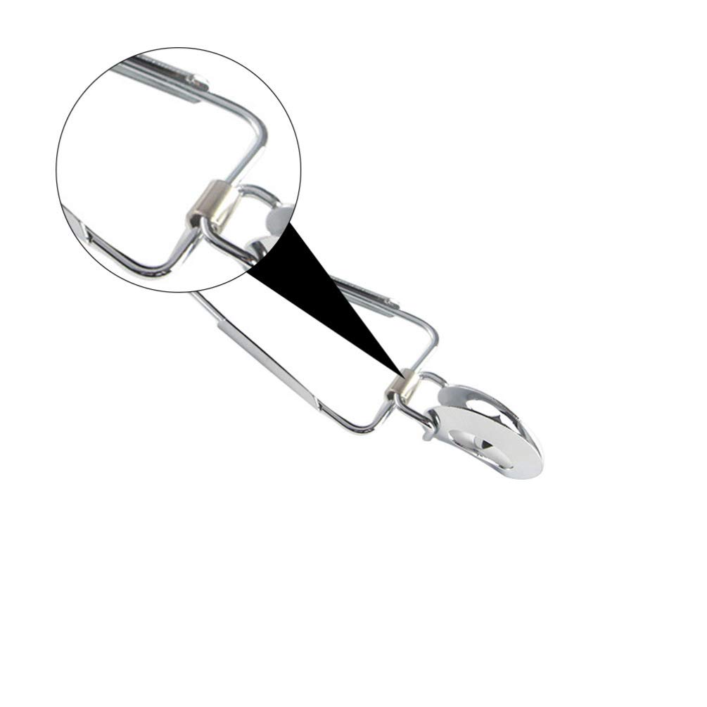Kichvoe Pince À Escargot En Acier Inoxydable Ergonomique 15Cm Résistante À La Chaleur Pour Servir Escargots Apéritifs Et Fruits De Mer Cuisine Maison
