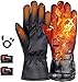 Produktbild Buycitky Beheizbare Handschuhe Herren Damen, 7.4V 4000mAh Elektrische Beheizte Handschuhe Motorrad mit 3 Wärmestufen, Warme Winterhandschuhe Beheizbar Motorradhandschuhe Skihandschuhe (001)