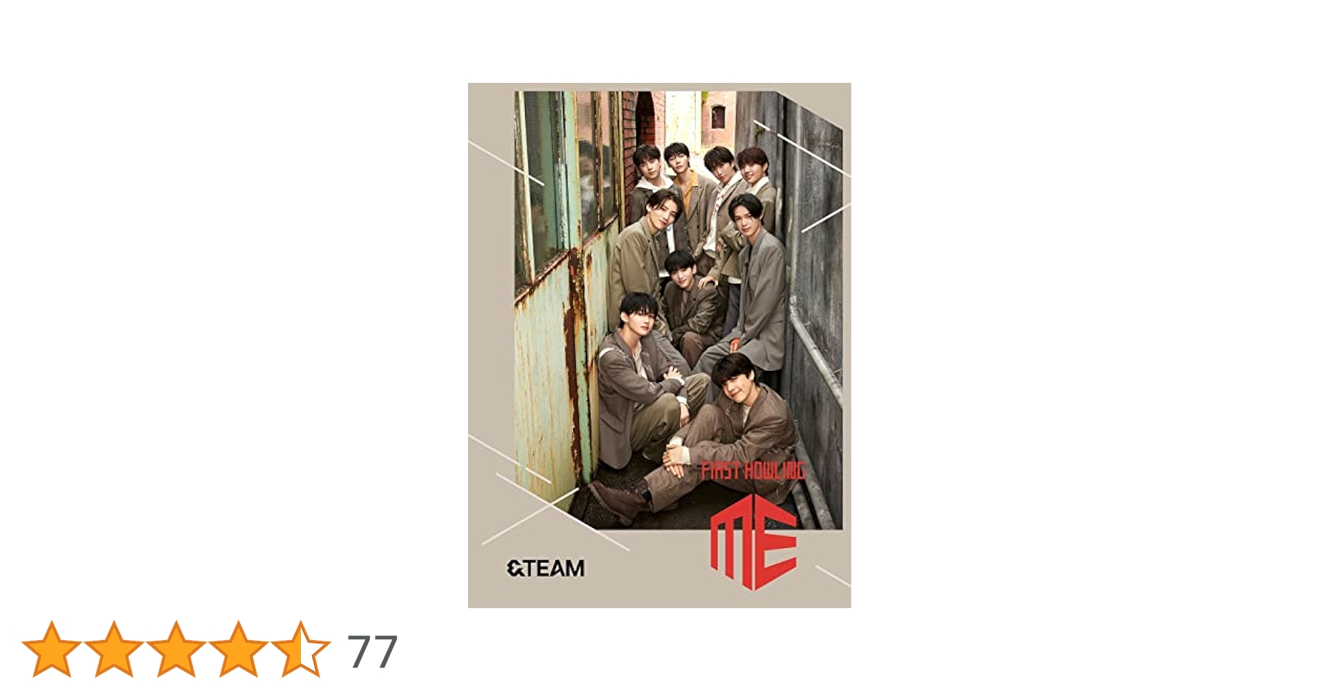 &TEAM First Howling:ME 3way ブランケット &TEAM (앤팀) JAPAN ALBUM - [First Howling : ME] (Limited