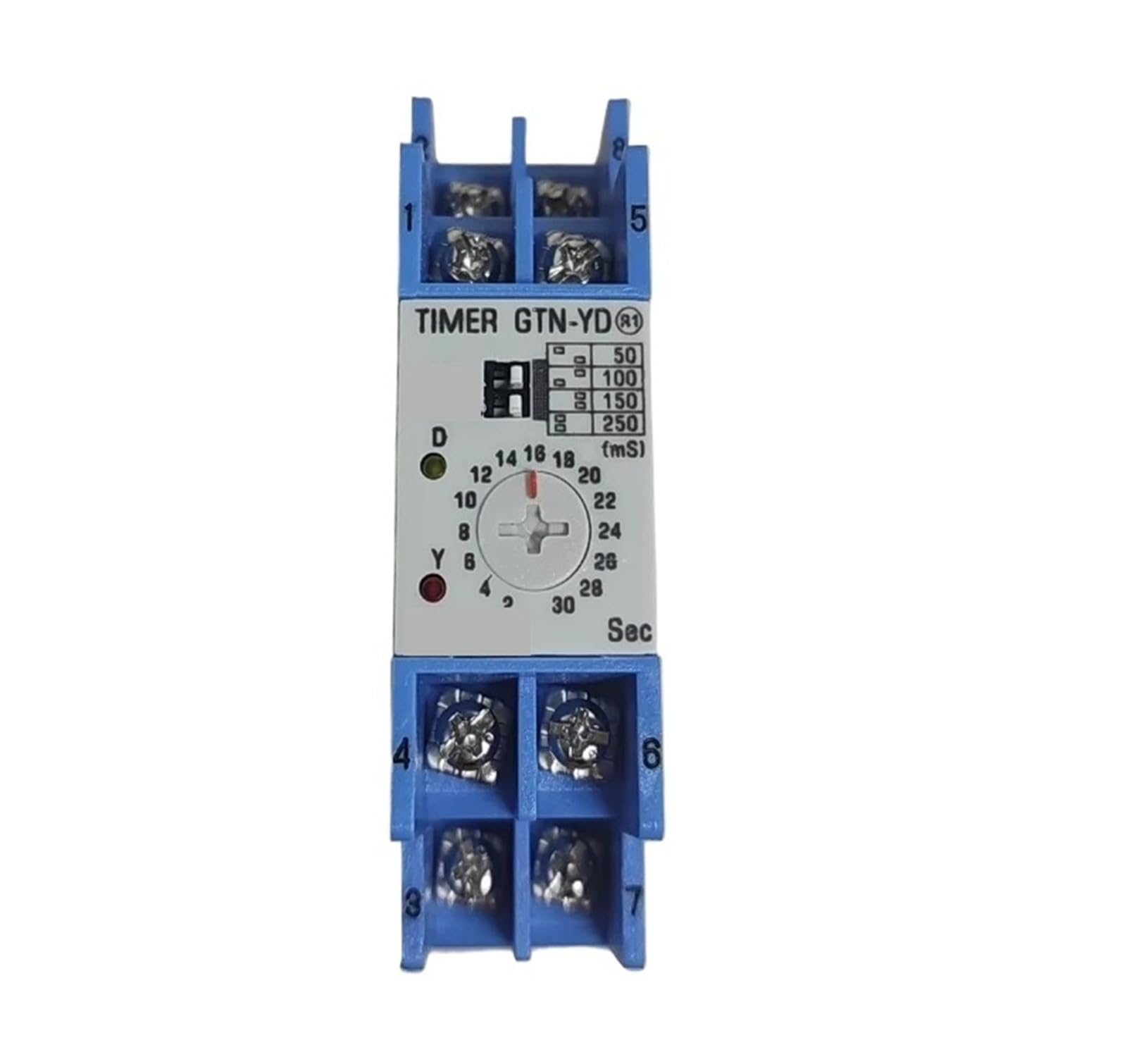 Relé temporizador GTN-YD original con rango de voltaje de 110-240V para control eléctrico