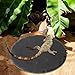 Exircy Reptile Basking Platform 5.9x5.9 inch Natural Rock Food Bowl Dish Tortoise Habitat Accessories Habitat Decor for Lizard Crested Gecko Bearded Dragon Turtle Reptiles Tank