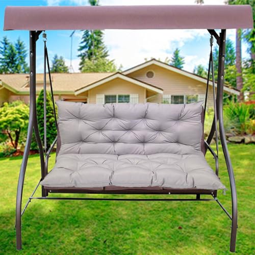 Coussin de balancelle de jardin imperméable matelas imperméable 10 cm pour meuble patio 150x100