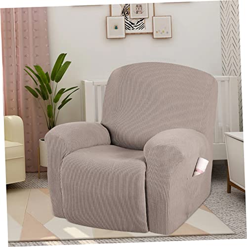 Funda de sillón reclinable Amosfun protector de sofá elástico de poliéster gris 7