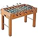 AJH 48 Zoll Tischfußball Erwachsene Kinder Interaktives Eltern-Kind-Spielzeug High-Foot Wood Grain 8-bar Tischfußball-Wettbewerb Größe Fußballspiel Tischfußball Familiens