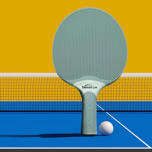 Image of Senston Table Tennis Rackets Set, Professional Table Tennis Racket with 3 Balls, Composite Rubber Ping Pong Paddle Set