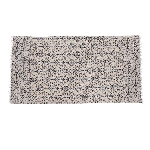 Diheohg Cubierta de polvo para frigorífico de porcelana azul y blanca con bolsa de almacenamiento, cubierta universal para el sol