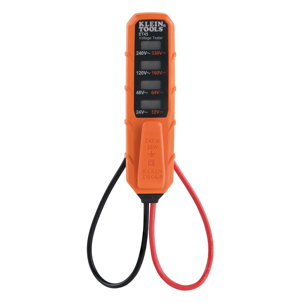 Klein Tools MM320KIT - Kit de prueba eléctrica de multímetro digital, probador de voltaje sin contacto, probador de receptáculo, funda de transporte y baterías