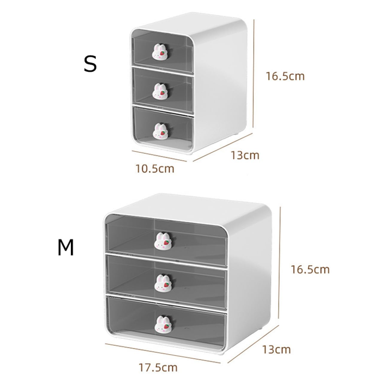 Amazon.co.jp: [ZLUKUO] 卓上収納ケース 引き出し 小物 収納ボックス