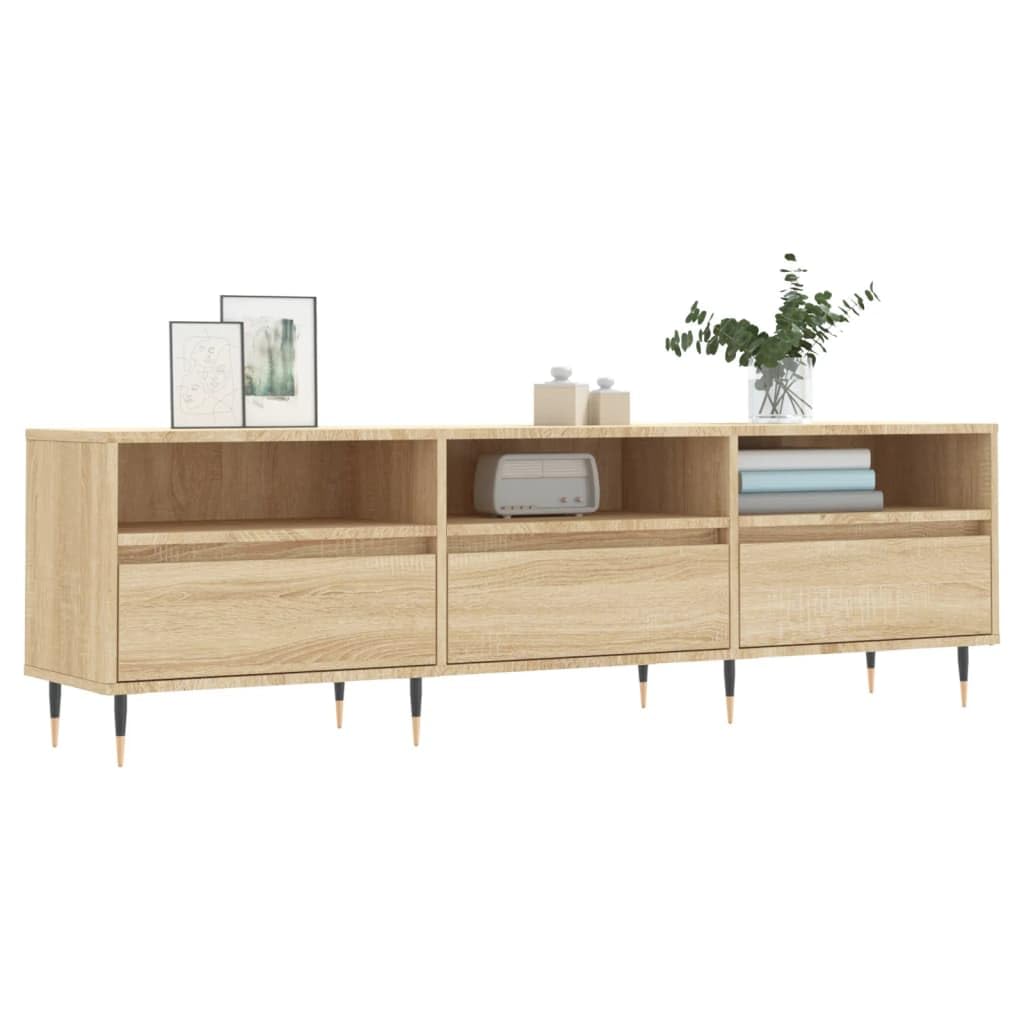 Mobile TV basso in rovere Sonoma, 150 x 30 x 44,5 cm