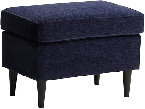 GaRcan Simple Stool, Foot Stool Ottoman Fabric Sofa Stool Shoe Stool Footstool Dressing Stools s Stool Foot Rest Living Room,4 Colors/Blue/60 * 40 * 44CM Blue 60 * 40 * 44CM