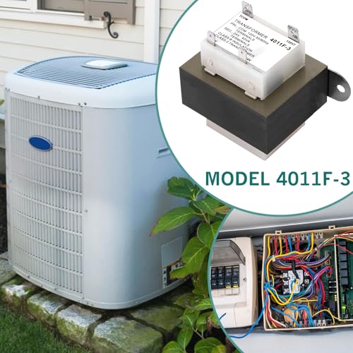 4011f-3 120v to 24v transformer 40va compatible with furnacehvac equipment 24 volt transformer for hvac furnace 40va