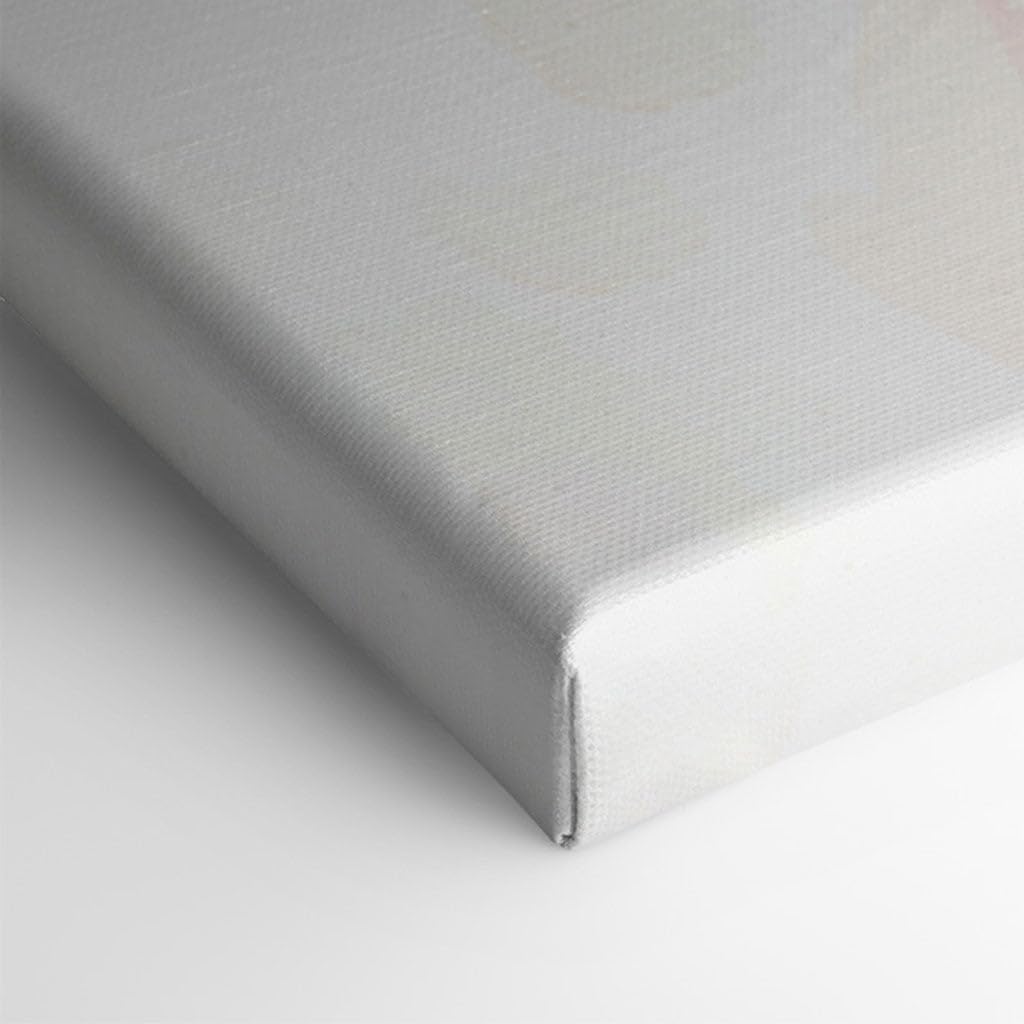 Canvas for Living room. Whispers of Motion Enigmatic Elegance in Soft Pink, 27 x 18 inch Canvas Wall Art - Contemporary Masterpieces - Zen Wall Decor - 69x46 cm (27x18 inch)