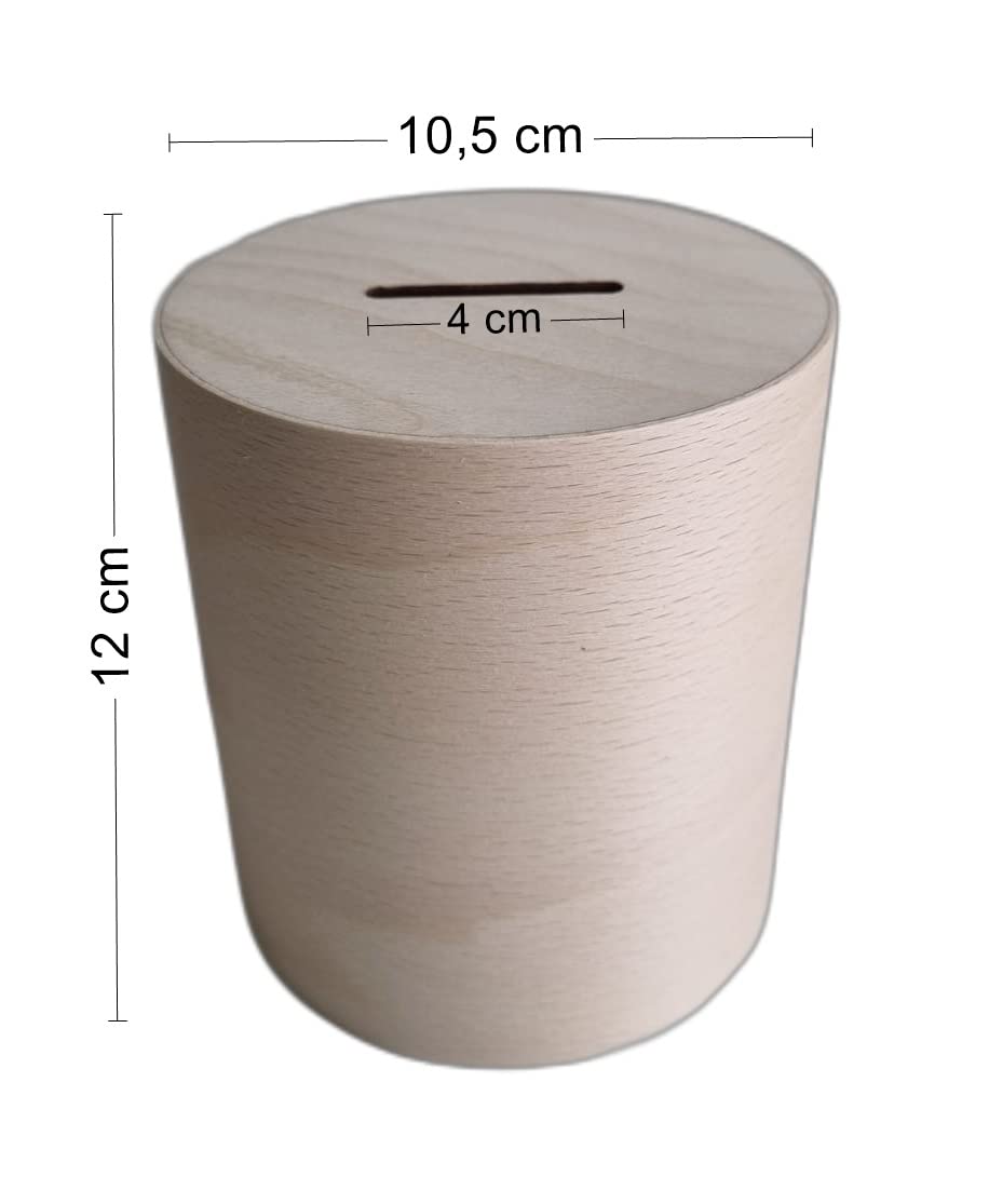 Hucha de Madera en latas Wooden World