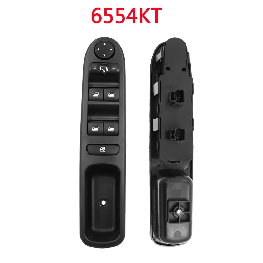 6554KT 6554.KT 9 Pin Lado del conductor Ventana Interruptor Eléctrico Elevalunas Interruptor Para 307 307SW 307CC Para Peugeot 307 307CC 307SW 2003-2014