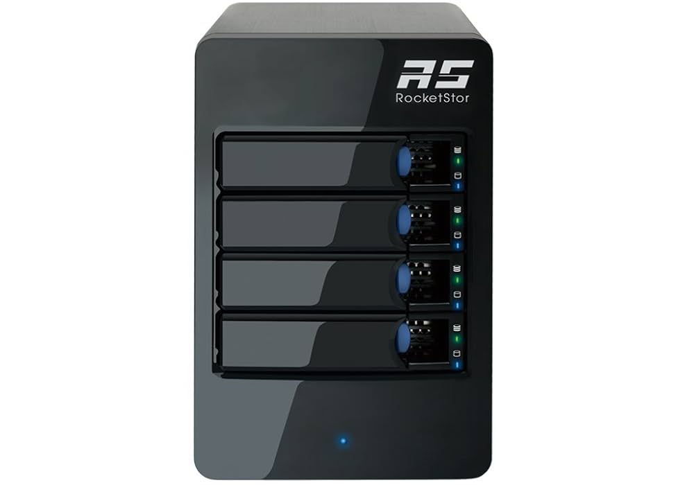 HighPoint(ハイポイント) ストレージ拡張エンクロージャー 4ベイ Mini-SAS タワー型 RocketStor 6414S Amazon.co.jp: HighPoint(ハイポイント) ストレージ拡張