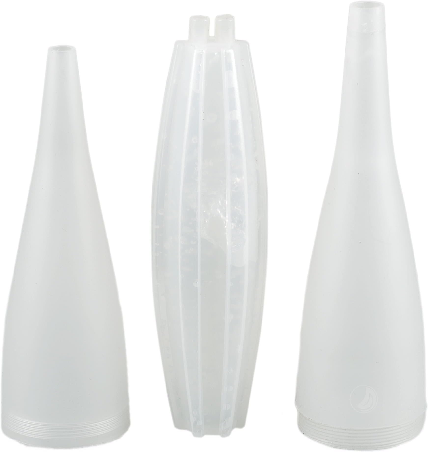 Ice Bazooka 2.0 Screw-On Ice Mouthpiece for Shisha with Ice Pack Transparent