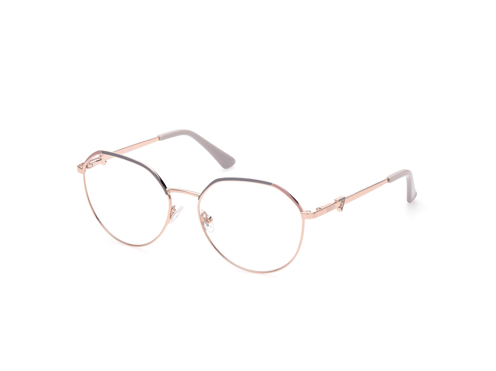 EYEGLASSES GU2866 GUESS shiny rose gold 55/16/140 MUJER