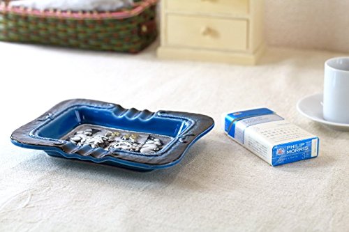 Amazon.co.jp: 沖縄おみやげ灰皿 灰皿 陶器 陶器製 アシュトレイ