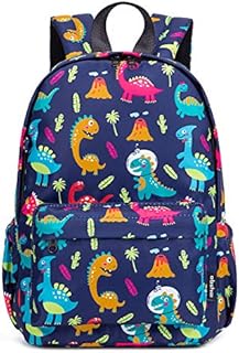 Abshoo Little Kids Toddler Backpacks for Preschool Backpack With Chest Strap (Dinosaur Navy)