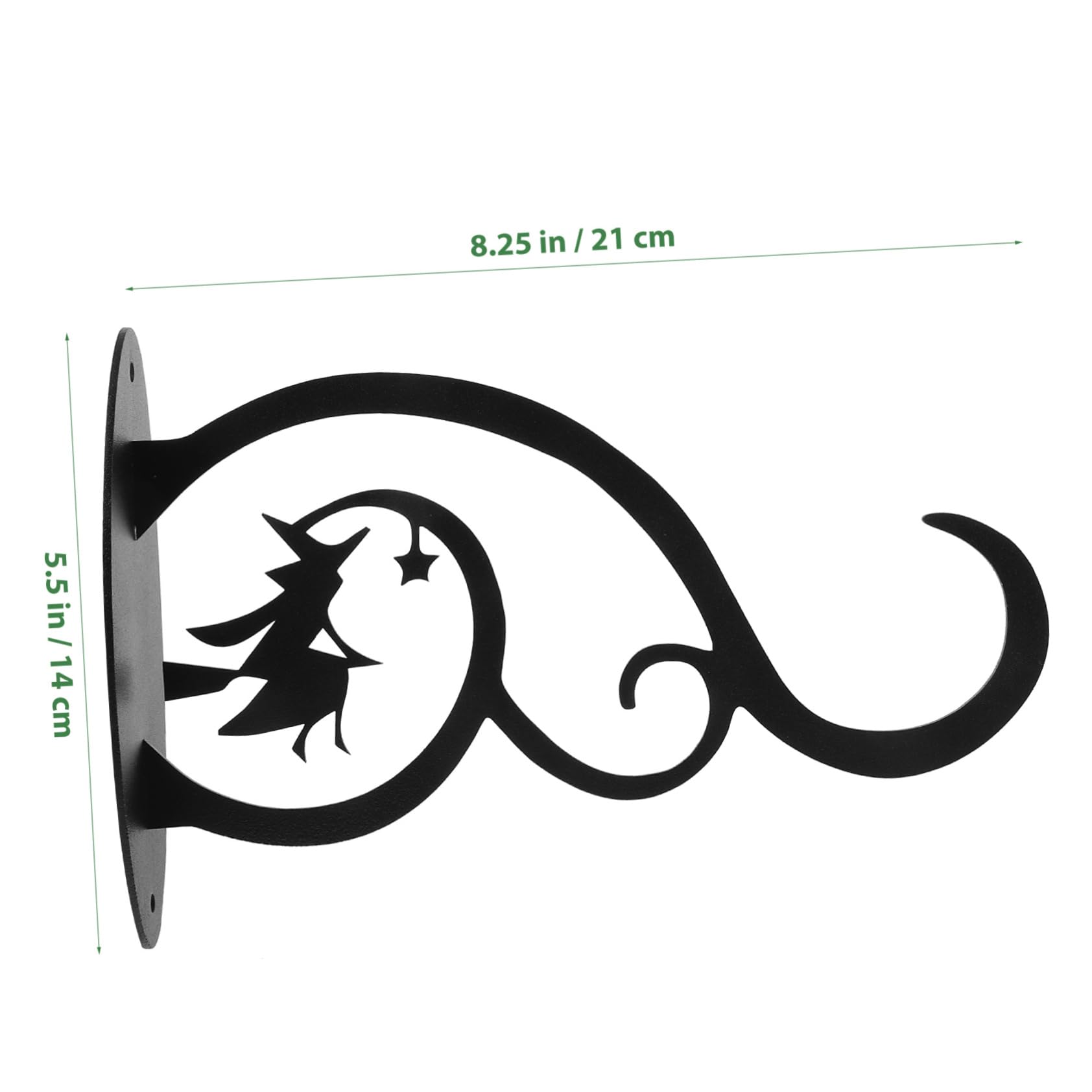 Holibanna Wall Mounted Flower Pot Hook Halloween Planter Hook for Garden Decor for Hanging Lanterns Baskets and Wind Chimes Indoors Outdoors