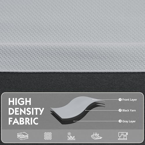 Image of FMFUNCTEX 100% Blackout Curtains for Bedroom, Light Grey Curtains 54 Inches Long Textured Thermal Insulated Curtains for Living Room Drapes, Black Out Drapery Grommet Room Darkening 2 Panels