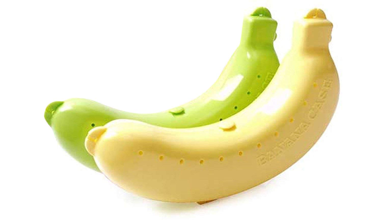 Banana Case Box for Fruit Storage for Kids Banana Fruits Storage Case Multicolor Pack of 1 (Combo of 2 Banana Case Box)