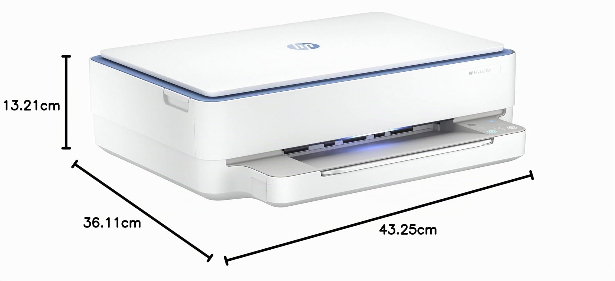 HP Envy 6010e Imprimante tout-en-un Jet d'encre couleur Copie Scan - Idéal pour la famille - 3 mois d'Instant ink inclus avec H