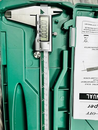 Image of 300mm Digital Vernier Caliper (12 Inch), Stainless Steel Electronic Measuring Tool with LCD Display, 0.01mm Accuracy, Inch /MM Conversion, Precision Measuring Gauge for Engineering & Industrial Use