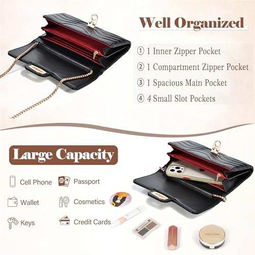 Image of Stylish Small Crossbody Bag for women - Compact Phone Bag & Wallet, Lightweight & Perfect for Work, Travel, or Casual Outings