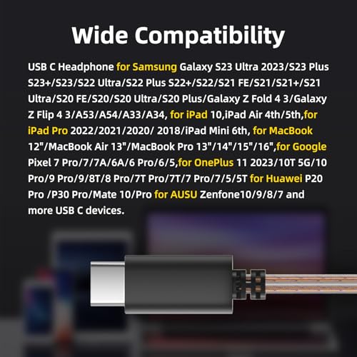 Image of KZ ZS10 Pro IEM Cable, Type-C USB C Earbuds Cable, CCZ C02 OFC in Ear Monitor Headphones Cords for ZS12 PRO X, ZSN PRO X, EDX PRO, ZAR, ZA12, Castor, ZAS, PRX, CCA CRA (QDC-Pins with Mic, Brown, 1.2m)